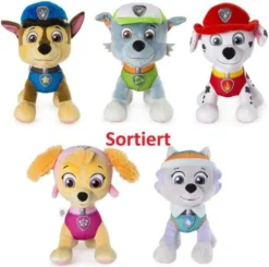 Spin Master 15462 Paw Patrol Plüschtier 20 Cm, 1 Stück, Sortiert -Spin Master 1c6cbc47fb2d991bdf5da31bc02c7136