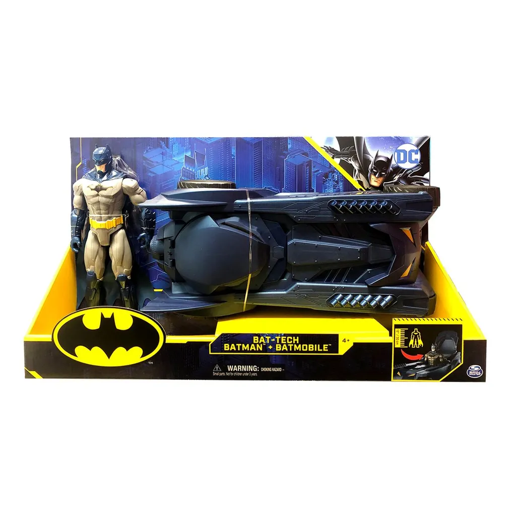 Spin Master 24583 BAT Batman Batmobile Mit 30cm Batman 8 Spin Master 24583 BAT Batman Batmobile Mit 30cm Batman – Bild 6