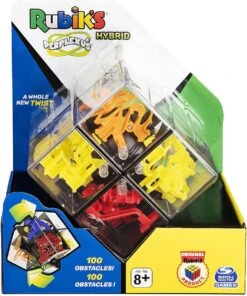 Spin Master 6058355 (20125928) - Hybrid - Kugellabyrinth Im 2x2 Zauberwürfel