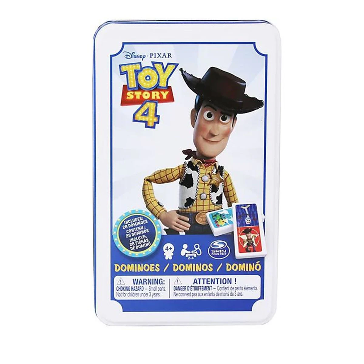 Spin Master 6053255 - Toy Story 4 - Domino In Metalldose 3 Spin Master 6053255 - Toy Story 4 - Domino In Metalldose