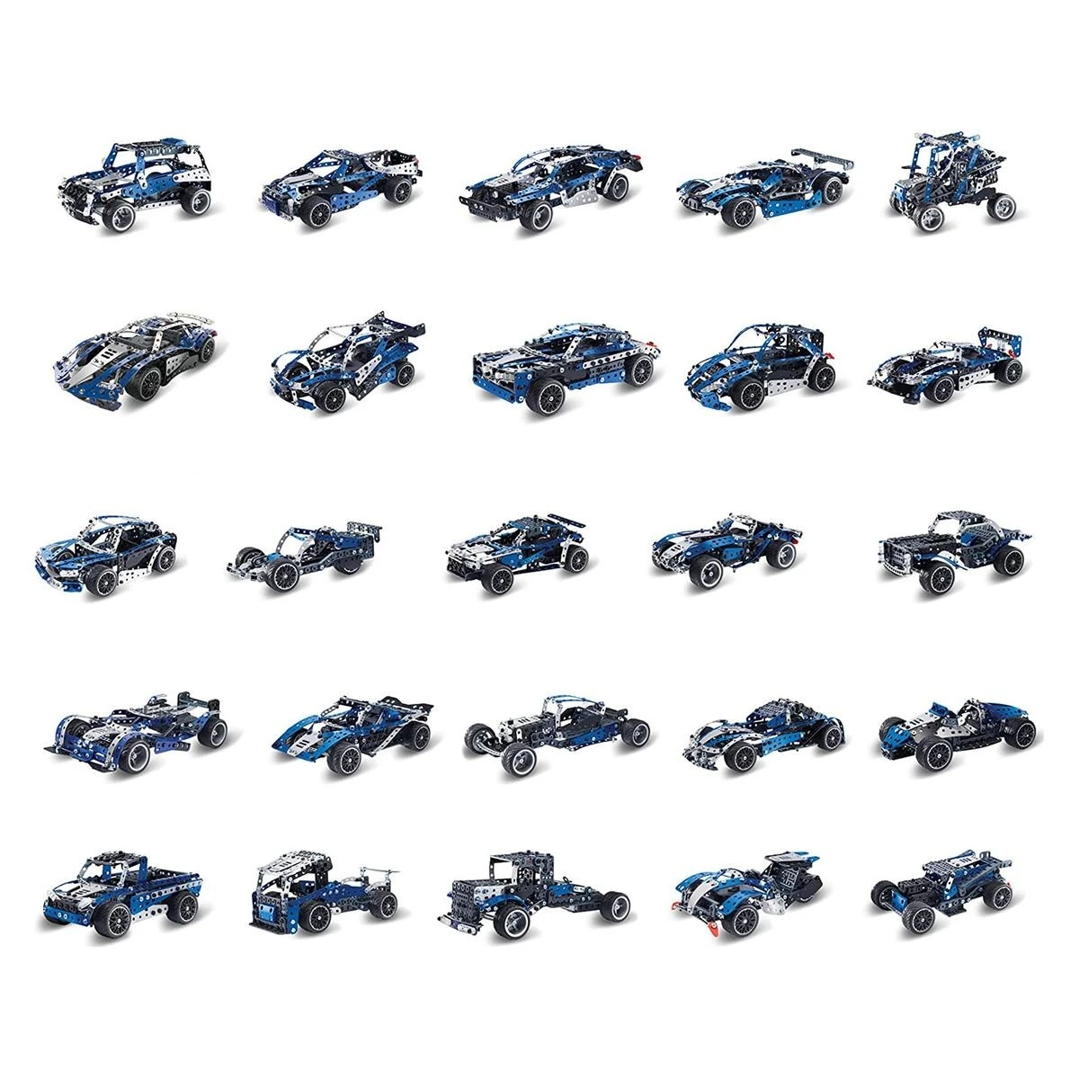 Spin Master 6044495 (20102061) - 25 In 1 Rennwagen, Konstruktionsspielzeug - Modellbau 5 Spin Master 6044495 (20102061) - 25 In 1 Rennwagen, Konstruktionsspielzeug - Modellbau – Bild 3