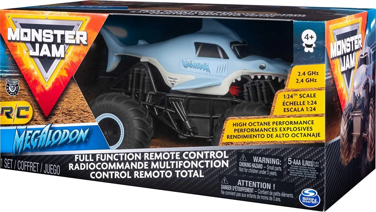 Spin Master 6044952 (20130542) - Monster Jam - RC Truck Megalodon, 1:24 3 Spin Master 6044952 (20130542) - Monster Jam - RC Truck Megalodon, 1:24