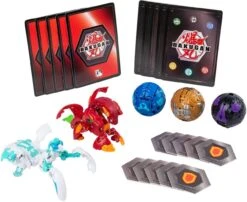 Spin Master 6045132 (20108834) - Battle 5-Pack, Pyrus Howlkor & Haos Mantonoid; Karten Und Figuren