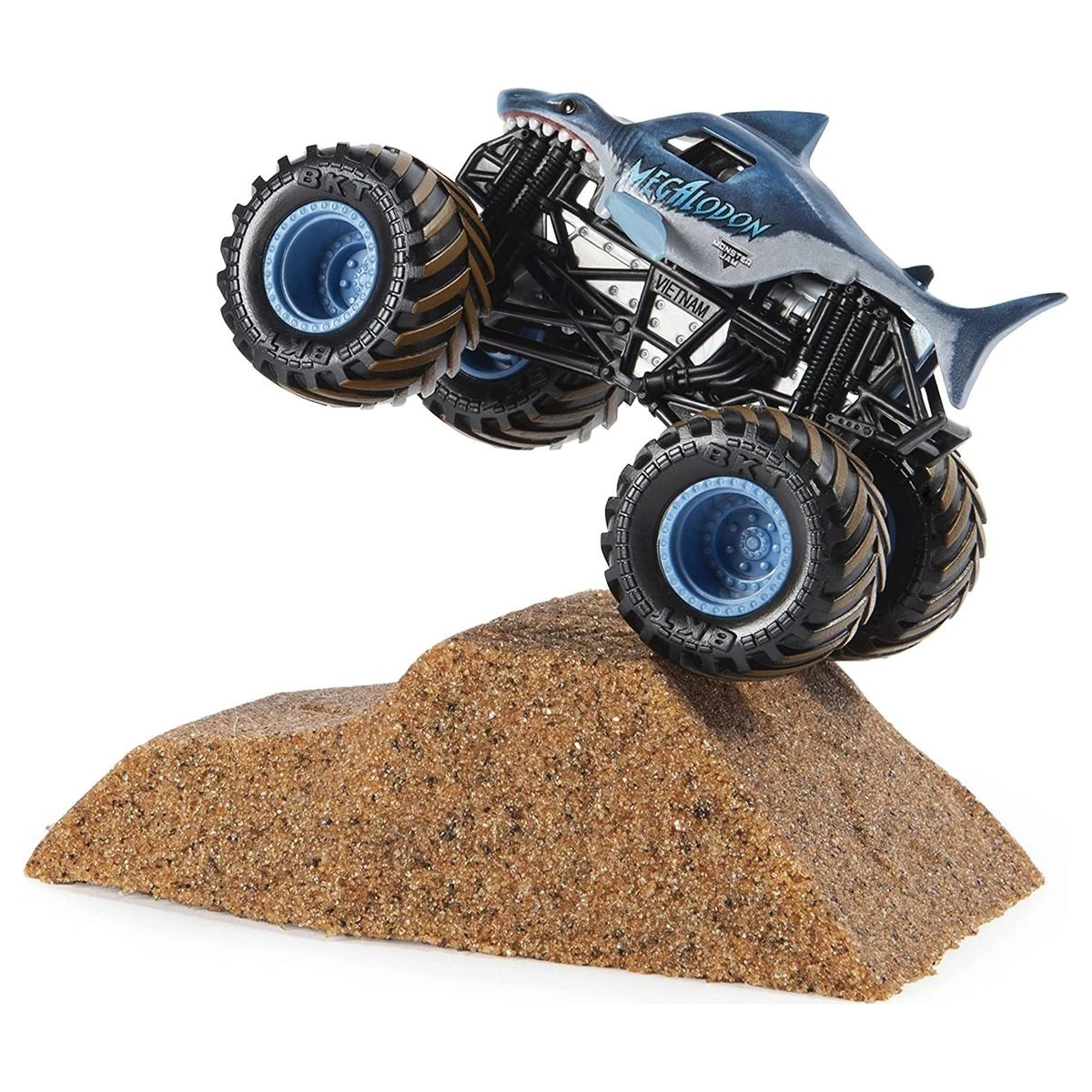 Spin Master 6045198 (20103743) - Monster Dirt, Megalodon Monstertruck + Kinetic Sand, Maßstab 1:64 5 Spin Master 6045198 (20103743) - Monster Dirt, Megalodon Monstertruck + Kinetic Sand, Maßstab 1:64 – Bild 3