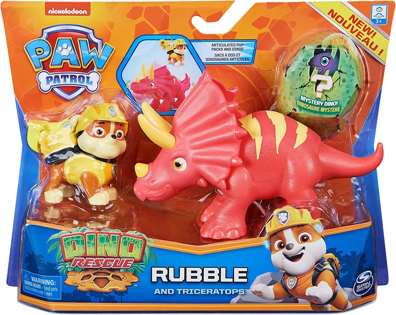 Spin Master 6060179 (20129713) - Rubble Und Triceratops 3 Spin Master 6060179 (20129713) - Rubble Und Triceratops