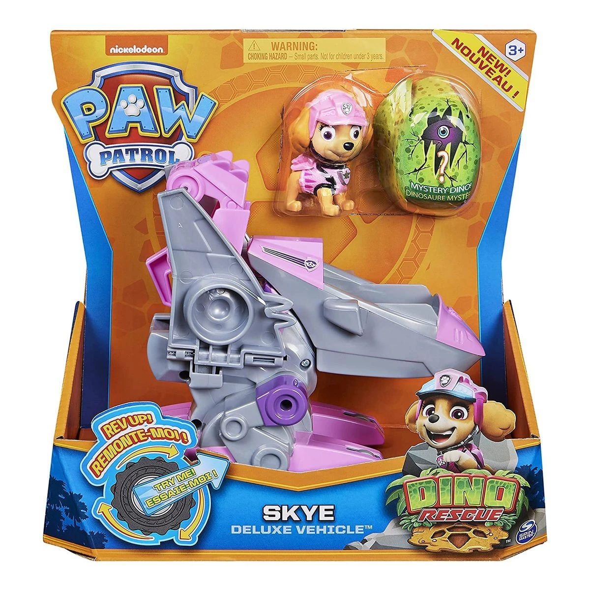 Spin Master 6056930 (20124743) - Deluxe Vehicle, Skye + Mystery Dino 3 Spin Master 6056930 (20124743) - Deluxe Vehicle, Skye + Mystery Dino