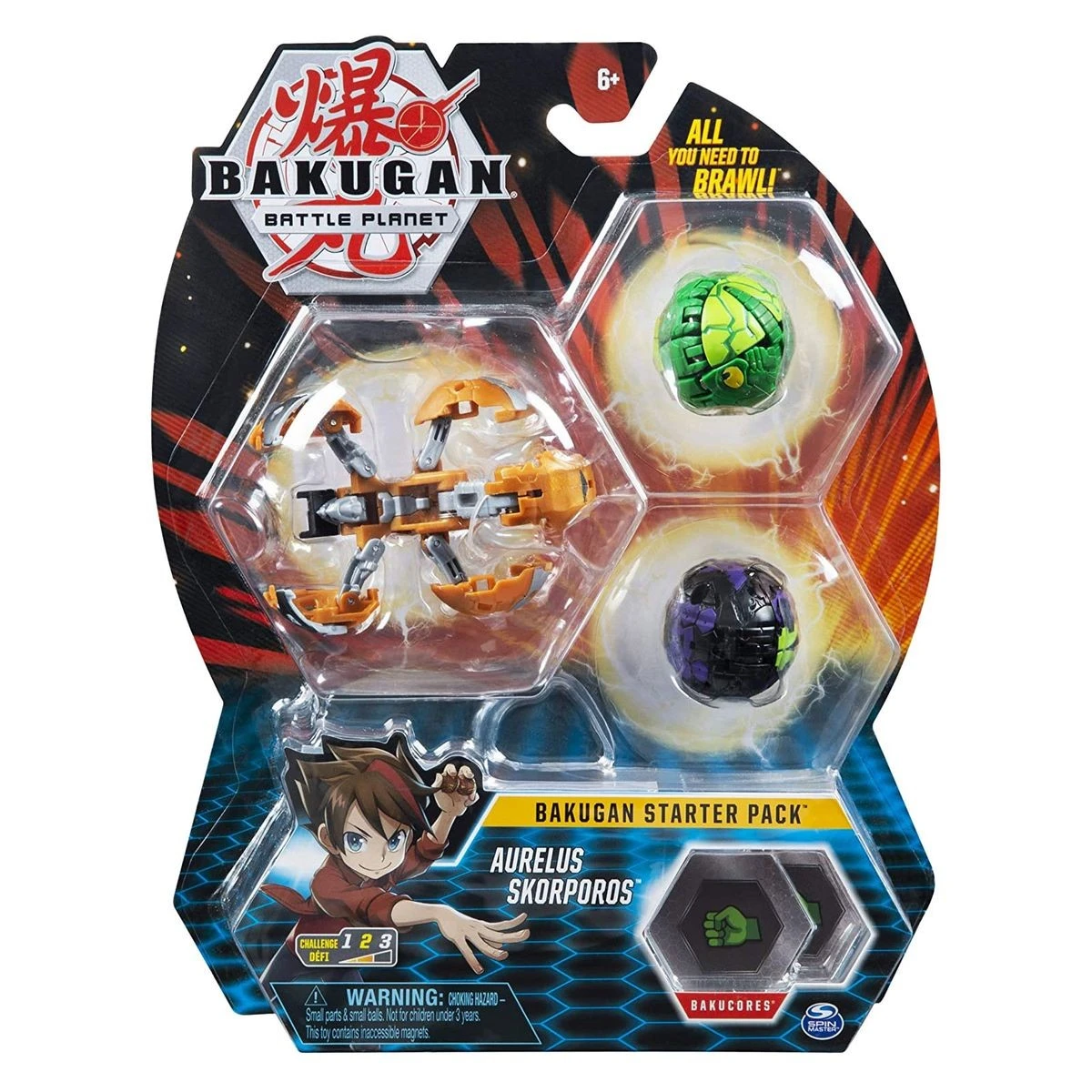 Spin Master 6045144 (20119860) - Starter Pack Aurelus Skorporos 3 Spin Master 6045144 (20119860) - Starter Pack Aurelus Skorporos