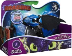Spin Master 6045112 (20122315) - Drachenzähmen Leicht Gemacht - Hiccup & Toothless Actionfiguren