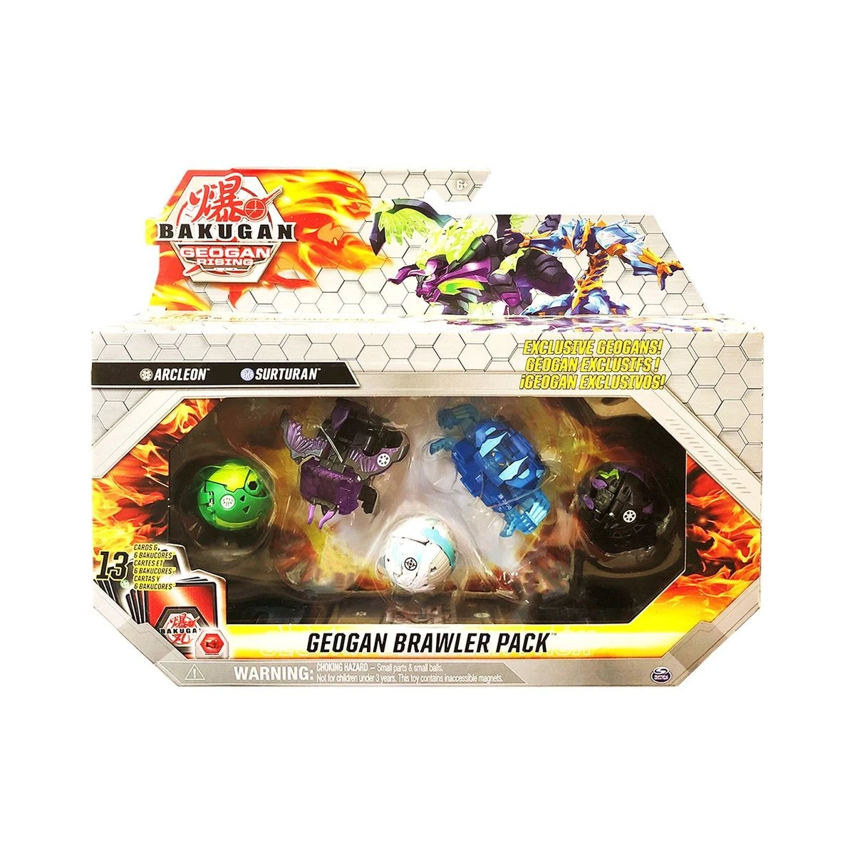 Spin Master 6060272 (20129973) - Geogan Brawler Pack - Arcleon, Surturan, Pincitaur, Fenneca & Sharktar 3 Spin Master 6060272 (20129973) - Geogan Brawler Pack - Arcleon, Surturan, Pincitaur, Fenneca & Sharktar