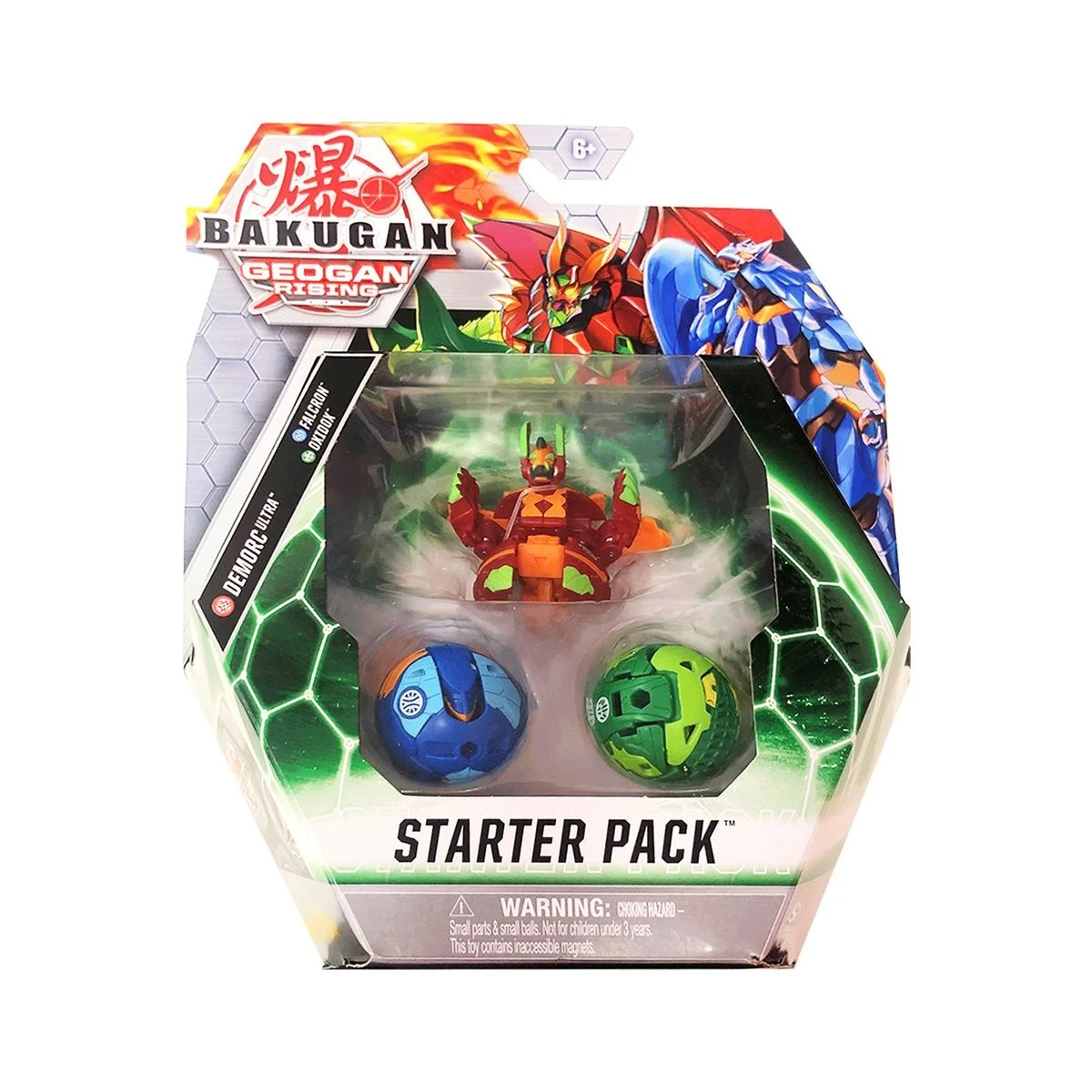 Spin Master 6051567 (20133066) - Starter Pack Inkl. Demorc Ultra, Falcron, Oxidox 3 Spin Master 6051567 (20133066) - Starter Pack Inkl. Demorc Ultra, Falcron, Oxidox