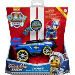 Spin Master 6058587 (20119526) - Race & Go Deluxe Vehicle, Fahrzeug Chase