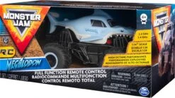 Spin Master 6044952 (20130542) 2.Wahl - Monster Jam - RC Truck Megalodon, 1:24