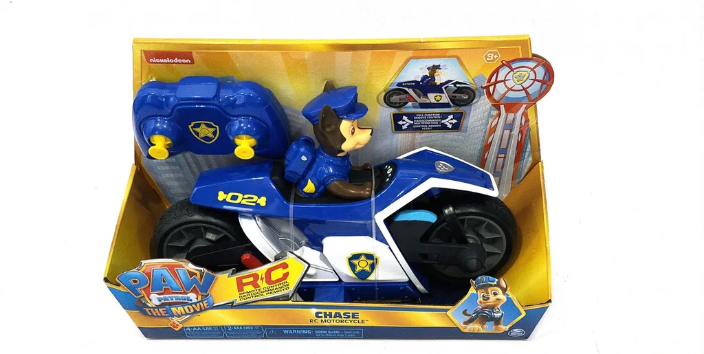 Spin Master 37305 - Paw Patrol Chases Ferngesteuertes Motorrad 11 Spin Master 37305 - Paw Patrol Chases Ferngesteuertes Motorrad – Bild 9