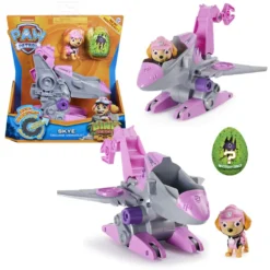 SPIN MASTER Dino Rescue Einsatzfahrzeuge | Rev-Up, Dino Und Spielfiguren | Paw Patrol, Figur:Skye