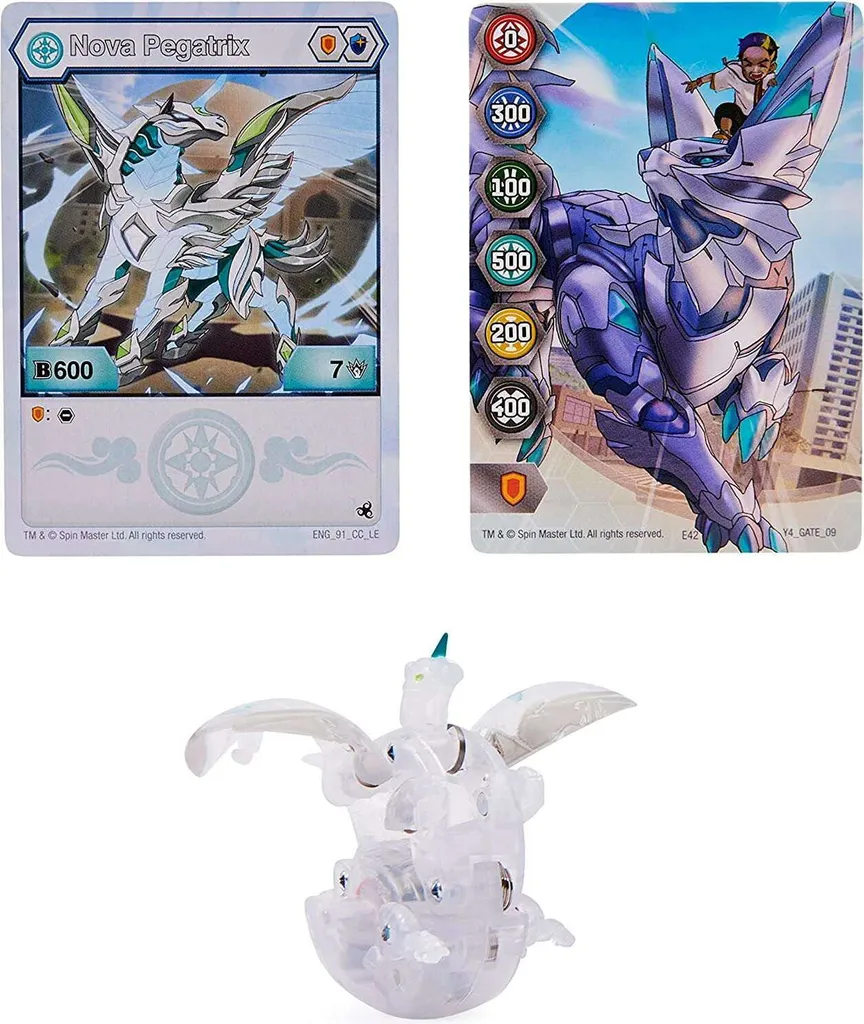 SPIN MASTER Bakugan Legends Leuchtende Nova Pegatrix Figur Und Karten 3 SPIN MASTER Bakugan Legends Leuchtende Nova Pegatrix Figur Und Karten