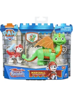 Spin Master Spielwaren Paw Patrol, Rescue Knights Marshall Und Dragon Jade Actionfiguren-Set, Spielzeug Geeignet Für Kinder Ab 3 Jahren Actionfiguren Actionfiguren Spinmasterauswahl Pawrescueknights