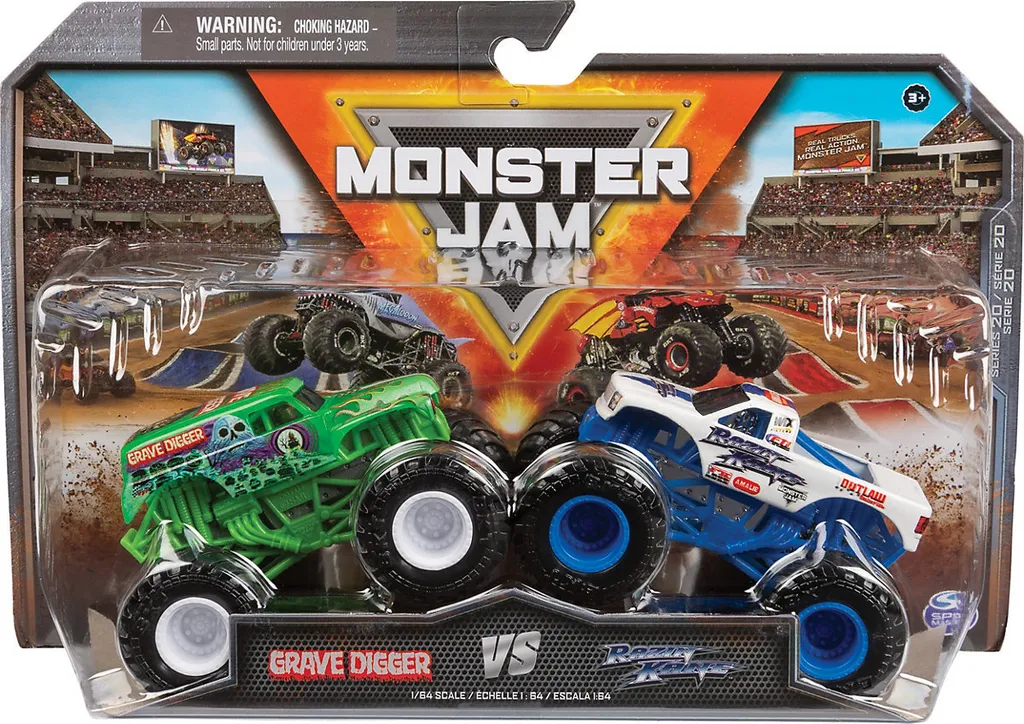 Spin Master 38057 1:64 MNJ Monster Jam 2-Pack, Sortiert 4 Spin Master 38057 1:64 MNJ Monster Jam 2-Pack, Sortiert – Bild 2