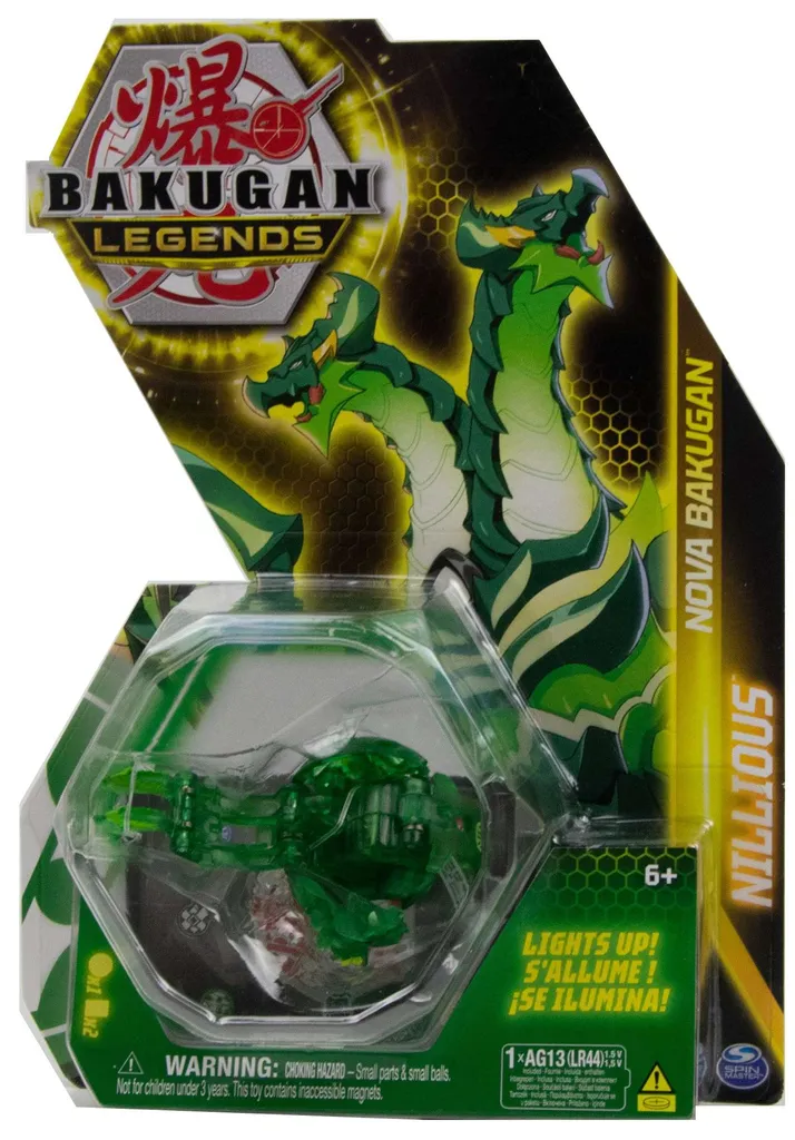 SPIN MASTER Bakugan Legends Leuchtende Nova Nillious Figur Und Karten 3 SPIN MASTER Bakugan Legends Leuchtende Nova Nillious Figur Und Karten