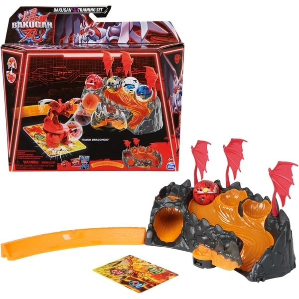 Spin Master Bakugan 2023 Training Set Mit Core Ball Titanium Dragonoid Vom Drachen-Clan, Geschicklichkeitsspiel