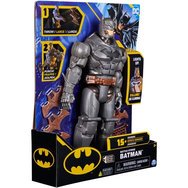 Spin Master Batman 30 Cm Deluxe-Actionfigur Mit Schlag- Und Wurffunktion, Spielfigur – Bild 6