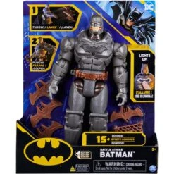 Spin Master Batman 30 Cm Deluxe-Actionfigur Mit Schlag- Und Wurffunktion, Spielfigur -Spin Master Spin Master Batman 30 cm Deluxe Actionfigur mit Schlag und Wurffunktion Spielfigur@@1849663 6