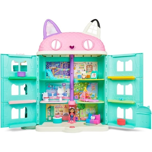 Spin Master Gabby's Dollhouse Gabbys Purrfect Puppenhaus, Spielgebäude 4 Spin Master Gabby's Dollhouse Gabbys Purrfect Puppenhaus, Spielgebäude – Bild 2