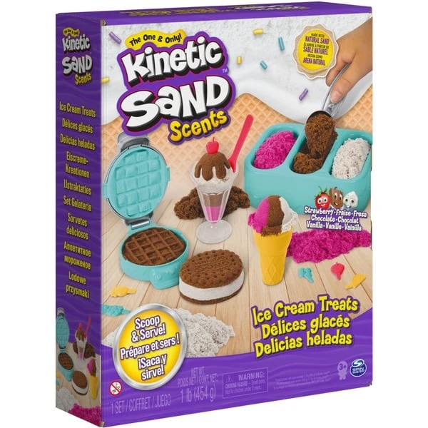 Spin Master Kinetic Sand - Eiscreme Set Mit Duftsand, Spielsand 3 Spin Master Kinetic Sand - Eiscreme Set Mit Duftsand, Spielsand