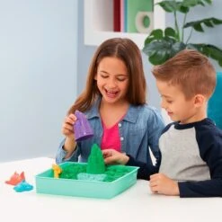 Spin Master Kinetic Sand - Sandbox Set Grün, Spielsand -Spin Master Spin Master Kinetic Sand Sandbox Set gr n Spielsand@@100007973 3