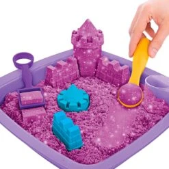 Spin Master Kinetic Sand - Schimmer Sandbox Set Lila, Spielsand -Spin Master Spin Master Kinetic Sand Schimmer Sandbox Set lila Spielsand@@100007981 3