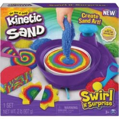 Spin Master Kinetic Sand - Swirl'n Surprise Set, Spielsand -Spin Master Spin Master Kinetic Sand Swirl n Surprise Set Spielsand@@1849536 3