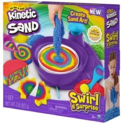 Spin Master Kinetic Sand - Swirl'n Surprise Set, Spielsand -Spin Master Spin Master Kinetic Sand Swirl n Surprise Set Spielsand@@1849536 4