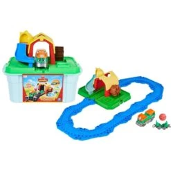 Spin Master Mighty Express Farmbahnhof Spielset Mit Farm-Frieda, Spielfahrzeug
