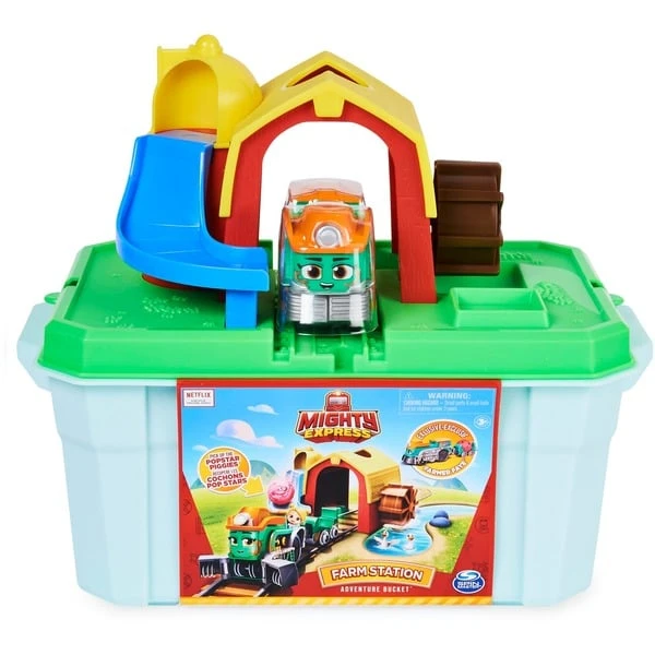 Spin Master Mighty Express Farmbahnhof Spielset Mit Farm-Frieda, Spielfahrzeug – Bild 6
