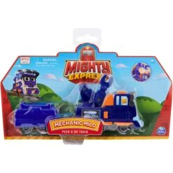 Spin Master Mighty Express Push-and-Go Zug Mechaniker Milo Mit Güterwaggon, Spielfahrzeug -Spin Master Spin Master Mighty Express Push and Go Zug Mechaniker Milo mit G terwaggon Spielfahrzeug@@1850050 4