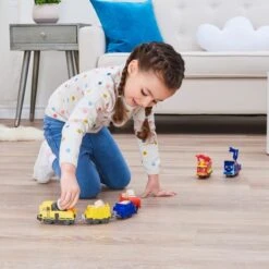Spin Master Mighty Express Push-and-Go Zug Mechaniker Milo Mit Güterwaggon, Spielfahrzeug -Spin Master Spin Master Mighty Express Push and Go Zug Mechaniker Milo mit G terwaggon Spielfahrzeug@@1850050 5