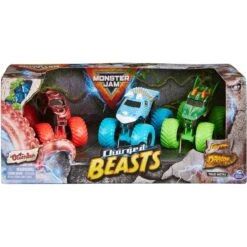 Spin Master Monster Jam Charged Beasts 3er-Pack, Spielfahrzeug -Spin Master Spin Master Monster Jam Charged Beasts 3er Pack Spielfahrzeug@@1849638 1