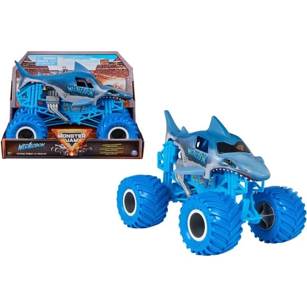 Spin Master Monster Jam - Offizieller Megalodon Monster Truck, Spielfahrzeug 3 Spin Master Monster Jam - Offizieller Megalodon Monster Truck, Spielfahrzeug