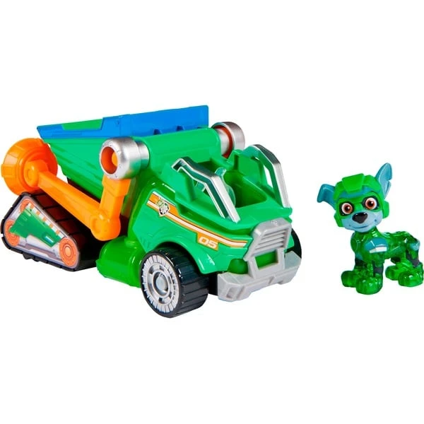 Spin Master Paw Patrol Mighty Kinofilm - Basis Fahrzeug Von Rocky Mit Welpenfigur, Spielfahrzeug – Bild 2