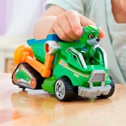 Spin Master Paw Patrol Mighty Kinofilm - Basis Fahrzeug Von Rocky Mit Welpenfigur, Spielfahrzeug -Spin Master Spin Master Paw Patrol Mighty Kinofilm Basis Fahrzeug von Rocky mit Welpenfigur Spielfahrzeug@@100008027 5
