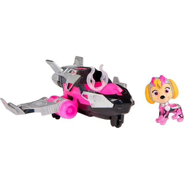 Spin Master Paw Patrol Mighty Kinofilm - Basis Fahrzeug Von Skye Mit Welpenfigur, Spielfahrzeug – Bild 2