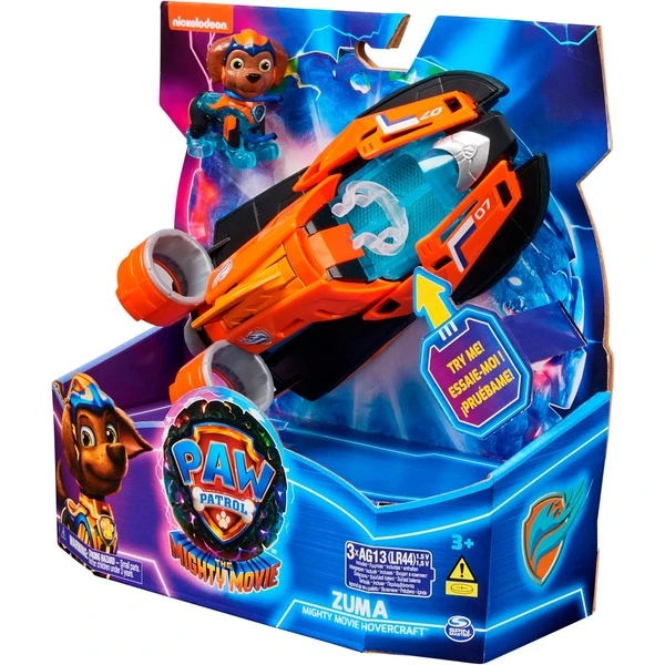 Spin Master Paw Patrol Mighty Kinofilm - Basis Fahrzeug Von Zuma Mit Welpenfigur, Spielfahrzeug – Bild 3