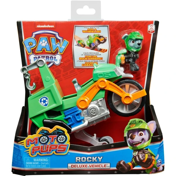 Spin Master Paw Patrol Moto Pups Rockys Motorrad , Spielfahrzeug 3 Spin Master Paw Patrol Moto Pups Rockys Motorrad , Spielfahrzeug