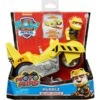 Spin Master Paw Patrol Moto Pups Rubbles Motorrad, Spielfahrzeug -Spin Master Spin Master Paw Patrol Moto Pups Rubbles Motorrad Spielfahrzeug@@1811754