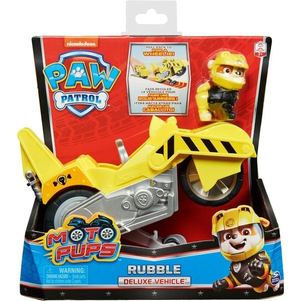 Spin Master Paw Patrol Moto Pups Rubbles Motorrad, Spielfahrzeug 3 Spin Master Paw Patrol Moto Pups Rubbles Motorrad, Spielfahrzeug