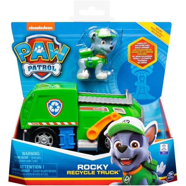 Spin Master Paw Patrol Rockys Recycling-Truck, Spielfahrzeug 3 Spin Master Paw Patrol Rockys Recycling-Truck, Spielfahrzeug