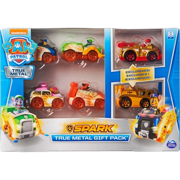 Spin Master Paw Patrol True Metal Spark Geschenkset, Spielfahrzeug 3 Spin Master Paw Patrol True Metal Spark Geschenkset, Spielfahrzeug