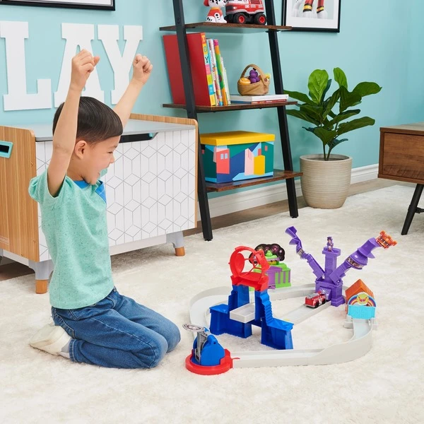Spin Master Paw Patrol, True Metal Total City Rescue Movie Rennstrecken-Set, Rennbahn – Bild 10