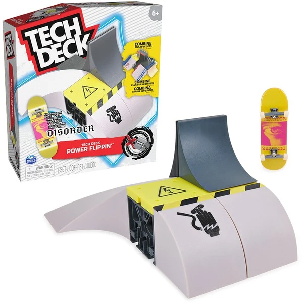 Spin Master Tech Deck X-Connect Starter-Set - Power Flippin' Rampenset, Spielfahrzeug