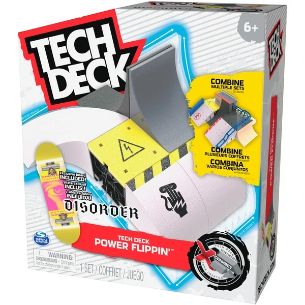 Spin Master Tech Deck X-Connect Starter-Set - Power Flippin' Rampenset, Spielfahrzeug – Bild 9
