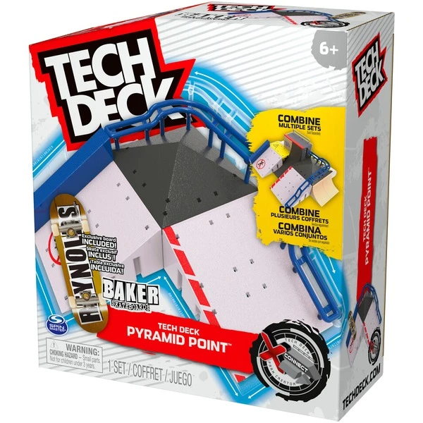 Spin Master Tech Deck - X-Connect Rampe - Pyramid Point, Spielfahrzeug – Bild 7